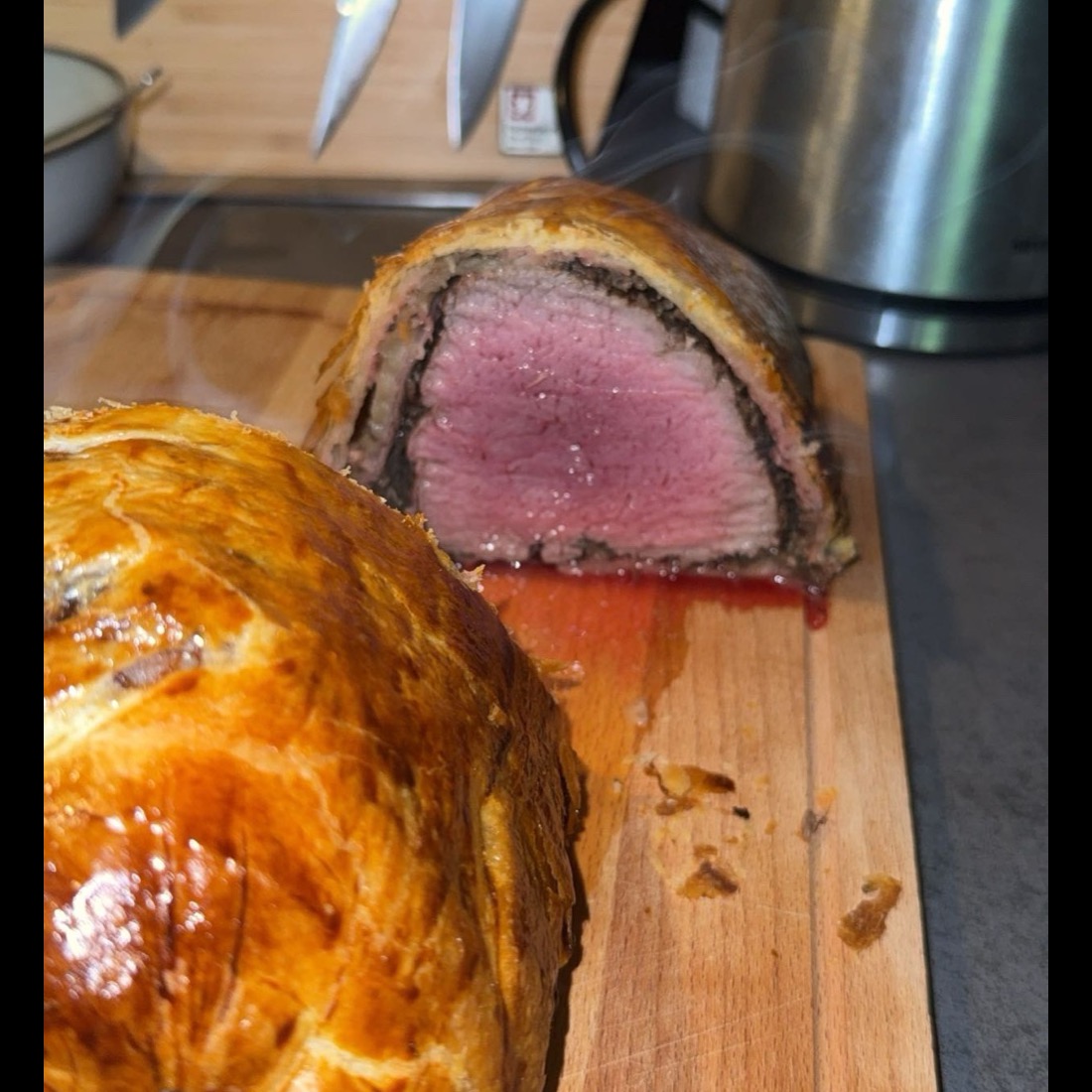 Aangesneden Beef Wellington